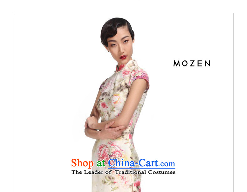 Wooden spring and summer of 2015 really new elegant qipao) Improvement of Sau San short skirt 01003 Female Chinese 13 Light Yellow XL Photo, prices, brand platters! The elections are supplied in the national character of distribution, so action, buy now enjoy more preferential! As soon as possible.