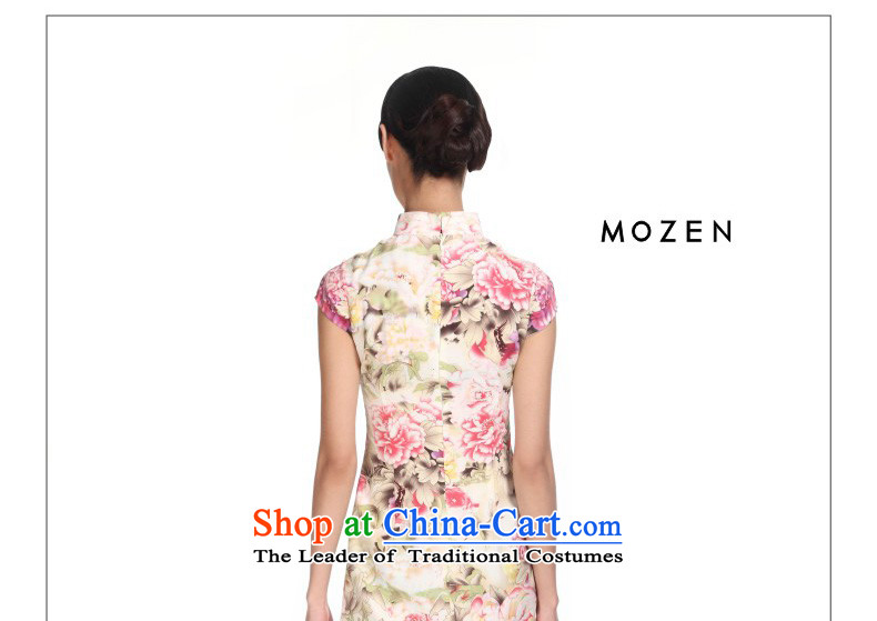Wooden spring and summer of 2015 really new elegant qipao) Improvement of Sau San short skirt 01003 Female Chinese 13 Light Yellow XL Photo, prices, brand platters! The elections are supplied in the national character of distribution, so action, buy now enjoy more preferential! As soon as possible.