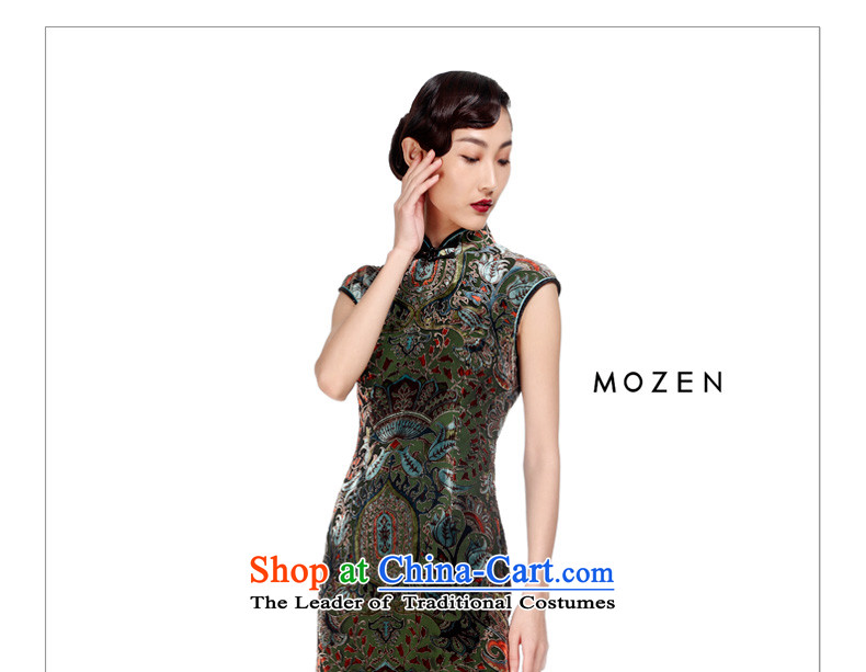 Wooden spring and summer of 2015 really new cheongsam improved silk short for women elegant Chinese Dress Package Mail 21916 14 m deep green picture, prices, brand platters! The elections are supplied in the national character of distribution, so action, buy now enjoy more preferential! As soon as possible.