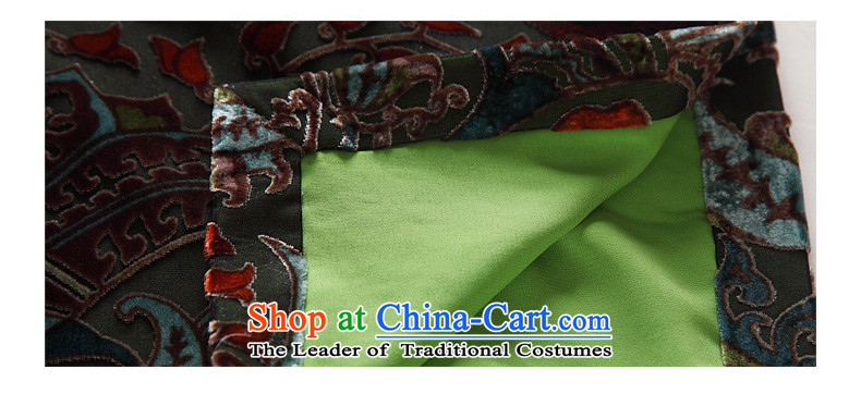Wooden spring and summer of 2015 really new cheongsam improved silk short for women elegant Chinese Dress Package Mail 21916 14 m deep green picture, prices, brand platters! The elections are supplied in the national character of distribution, so action, buy now enjoy more preferential! As soon as possible.