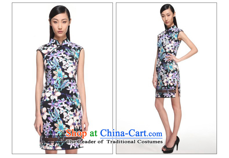 Wooden spring and summer of 2015 really new Chinese cotton yarn short, Spell Checker suit cheongsam 21979 - 1 black XL Photo, prices, brand platters! The elections are supplied in the national character of distribution, so action, buy now enjoy more preferential! As soon as possible.