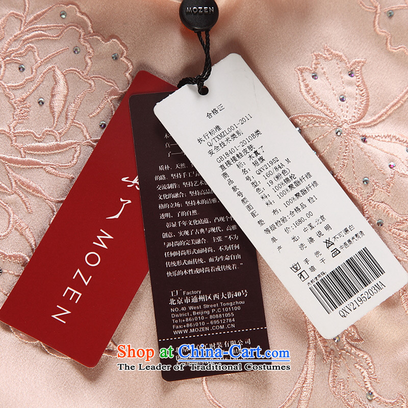 Wooden spring and summer of 2015 really new lace female dresses stitching engraving improved cheongsam dress 21952 03 Milky White XL, Wood , , , a really shopping on the Internet