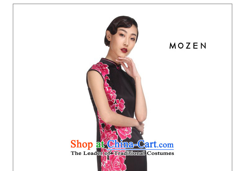 Wooden definitely that the spring and summer of 2015 New MOZEN of Chinese short of qipao improved stamp female skirt 21976 01 black XXL picture, prices, brand platters! The elections are supplied in the national character of distribution, so action, buy now enjoy more preferential! As soon as possible.
