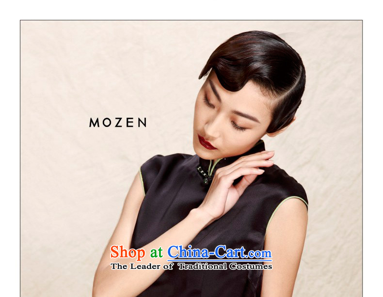 The MOZEN2015 wood really spring and summer New China wind Silk Cheongsam, Sau San short skirt 32309 Female 01 black Xxl(a) picture, prices, brand platters! The elections are supplied in the national character of distribution, so action, buy now enjoy more preferential! As soon as possible.