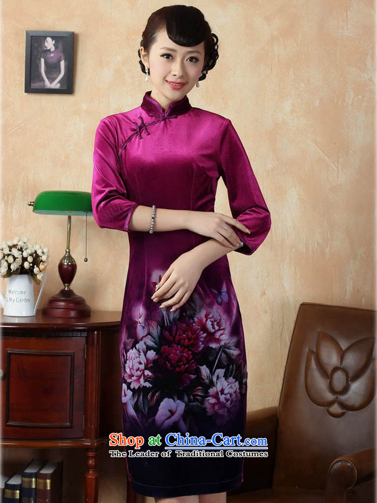 Ko Yo Overgrown Tomb Gigi Lai 2015 autumn and winter retro 7 cuff improved stamp Stretch Wool cheongsam dress Chinese Kim superior short skirt TD0009 qipao tea color pictures, prices, 155/S brand platters! The elections are supplied in the national character of distribution, so action, buy now enjoy more preferential! As soon as possible.