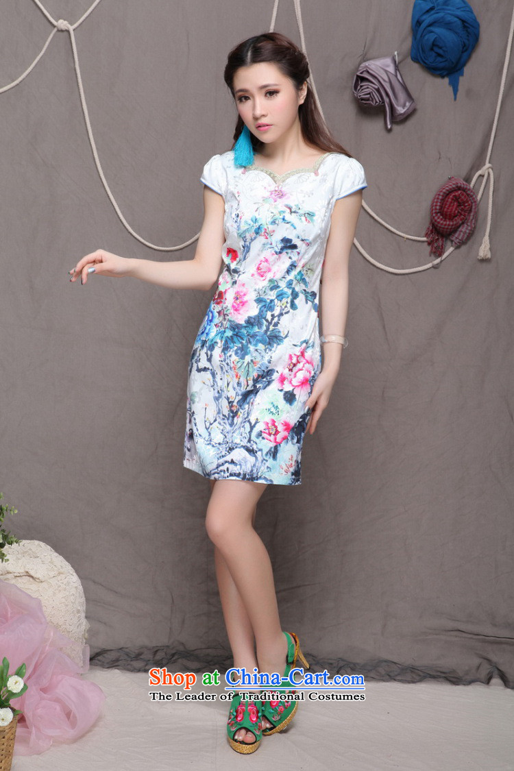 The end of the light (QM) China wind of ethnic women improved stylish commuter Sau San video thin cheongsam ZMY9904 map color XL Photo, prices, brand platters! The elections are supplied in the national character of distribution, so action, buy now enjoy more preferential! As soon as possible.