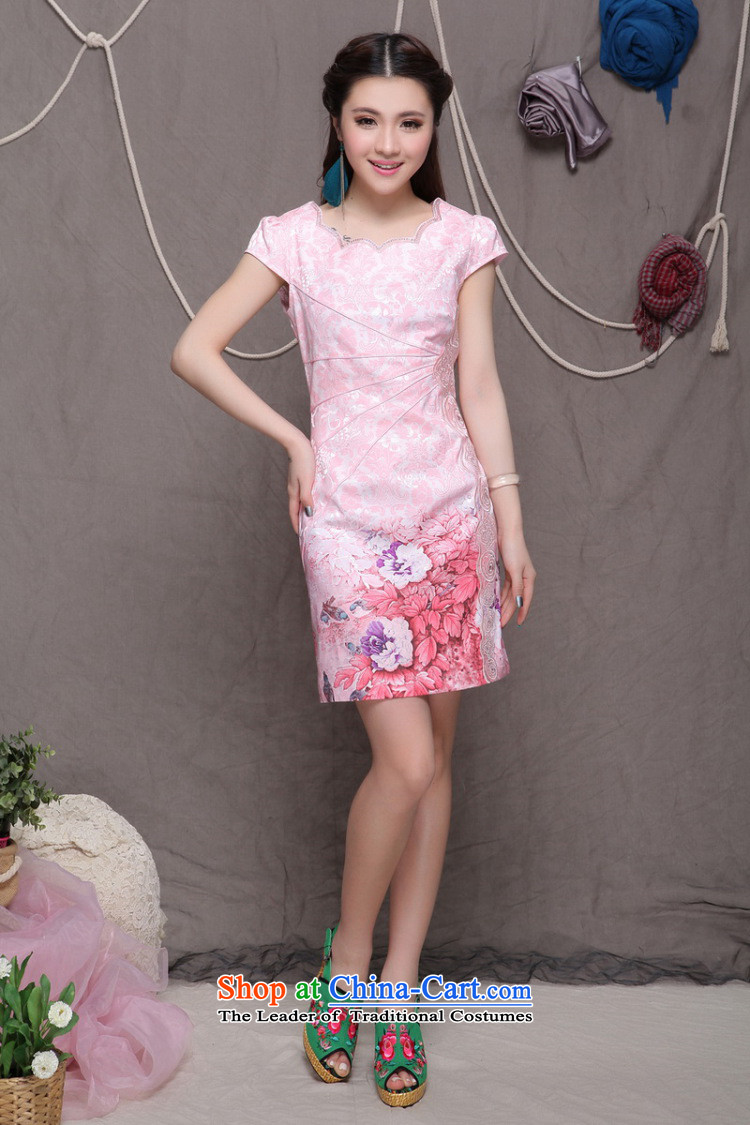 The end of the light (QM) OF ETHNIC CHINESE WOMEN cheongsam dress retro Sau San cheongsam dress ZMY9902 pink XL Photo, prices, brand platters! The elections are supplied in the national character of distribution, so action, buy now enjoy more preferential! As soon as possible.