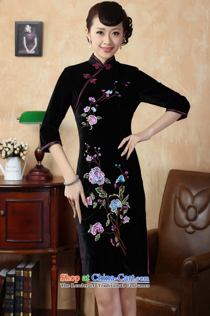 Ko Yo Overgrown Tomb 2015 new qipao Gigi Lai stylish 7/improved handicraft embroidery scouring pads qipao and the dress short skirt TD0010 QIPAO 165/L violet picture, prices, brand platters! The elections are supplied in the national character of distribution, so action, buy now enjoy more preferential! As soon as possible.