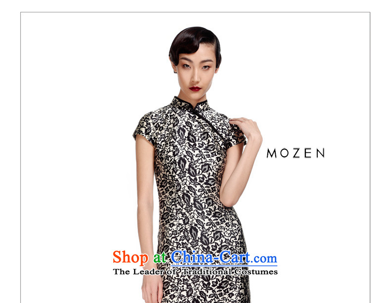 True 2015 : New Silk Cheongsam dress the Sau San stamp improved Silk Dresses 11548 01 black XXL picture, prices, brand platters! The elections are supplied in the national character of distribution, so action, buy now enjoy more preferential! As soon as possible.