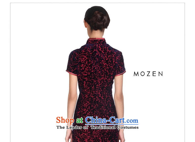 A qipao wood really spring 2015 new really improved qipao gown of Sau San velvet skirt with Mr Ronald 11543 16 mother Deep Violet L picture, prices, brand platters! The elections are supplied in the national character of distribution, so action, buy now enjoy more preferential! As soon as possible.