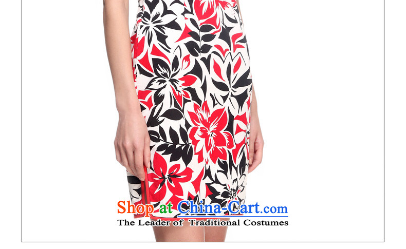 Wood, an improved cheongsam dress really 2015 Summer New elegant floral cotton cheongsam dress female 00980 05 light red L picture, prices, brand platters! The elections are supplied in the national character of distribution, so action, buy now enjoy more preferential! As soon as possible.