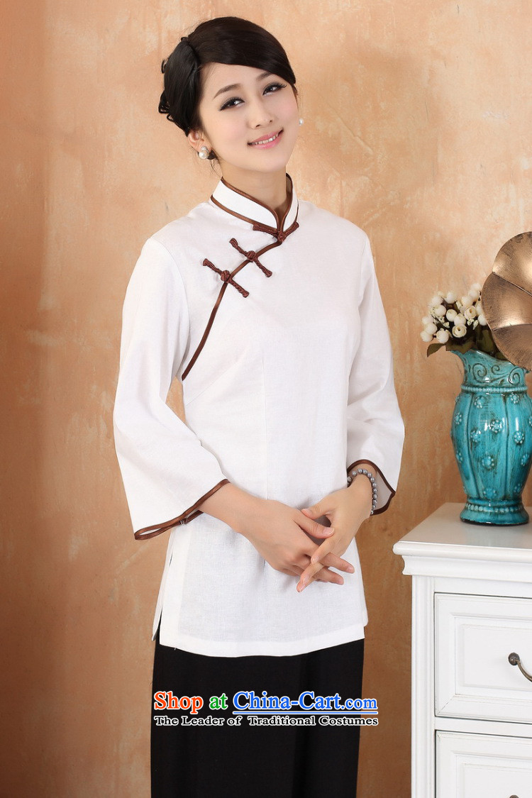 Ms. Li Jing Tong Women's clothes summer shirt collar cotton linen Chinese Han-women in Tang Dynasty improved cuff 2382 - 3 M recommendations 100-110 catty purple) Picture, prices, brand platters! The elections are supplied in the national character of distribution, so action, buy now enjoy more preferential! As soon as possible.
