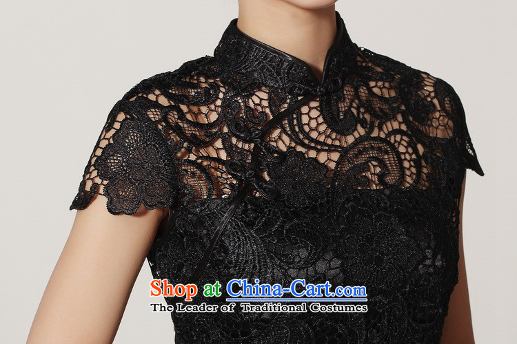 C.o.d. 158 Jing new summer collar short-sleeved lace Chinese qipao LF-2 Black improved L, paras. 110115) picture burden recommendations, prices, brand platters! The elections are supplied in the national character of distribution, so action, buy now enjoy more preferential! As soon as possible.
