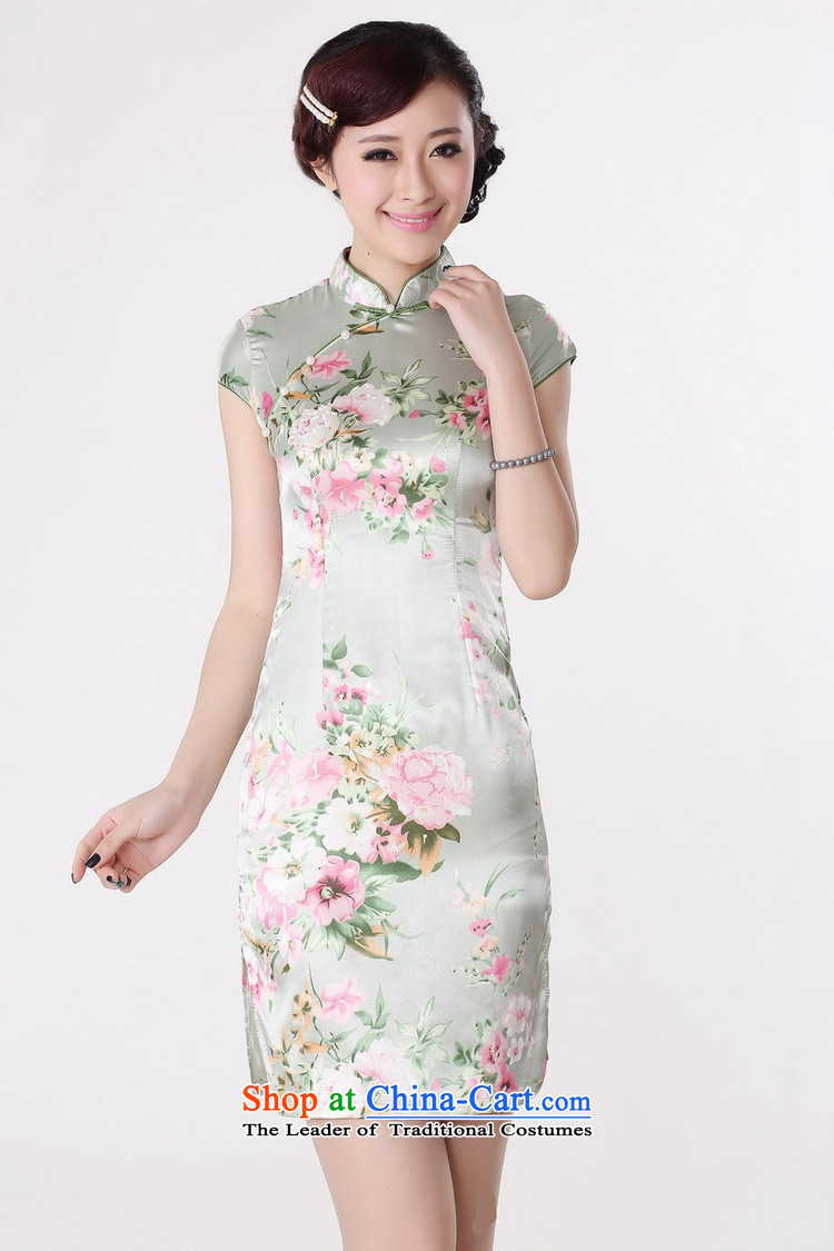 In Wisconsin, 2015, the new national wind is pressed to stamp Tang retro fitted cheongsam dress female LJ5133 green L picture, prices, brand platters! The elections are supplied in the national character of distribution, so action, buy now enjoy more preferential! As soon as possible.