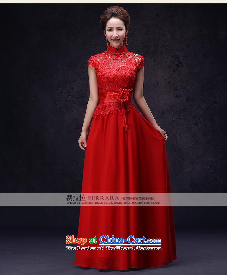 Ferrara 2015 new bride cheongsam dress marriage red lace long Tang Dynasty Dinner dress bows services spring winter M Suzhou shipment picture, prices, brand platters! The elections are supplied in the national character of distribution, so action, buy now enjoy more preferential! As soon as possible.