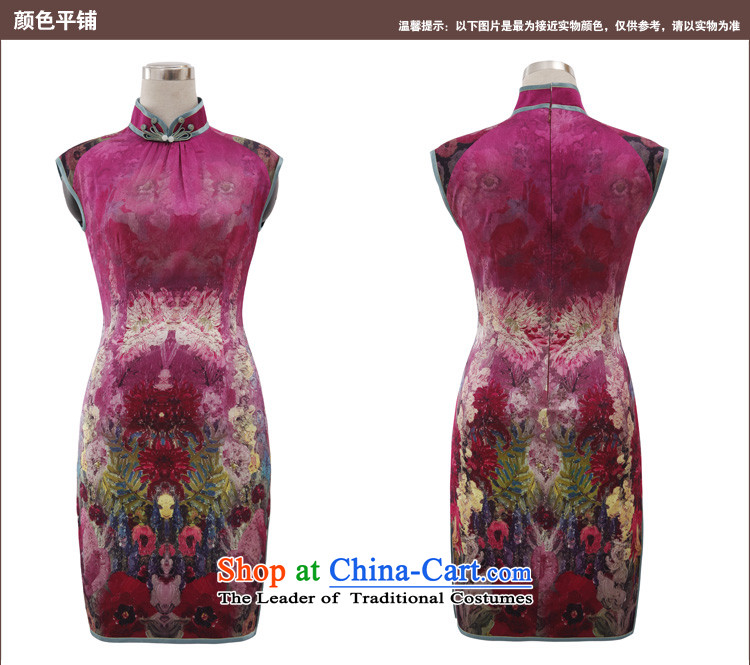 Love of birds from Spring 2015 Namibia Lau new cheongsam dress stylish improved herbs extract short of Silk Cheongsam purple M picture, prices, brand platters! The elections are supplied in the national character of distribution, so action, buy now enjoy more preferential! As soon as possible.