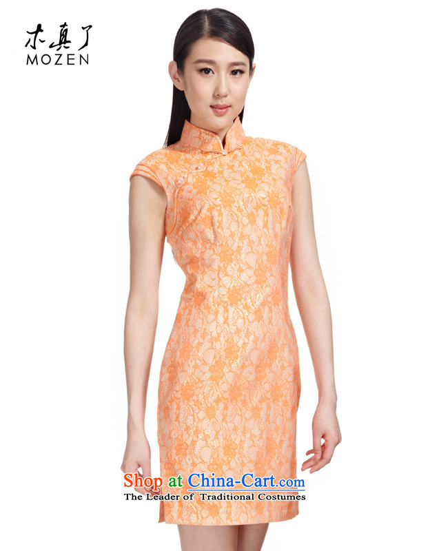 Wooden spring and summer of 2015 really new improved cheongsam dress stylish dresses Female dress (SFOR) was 11,458 12 Orange XL, wooden really a , , , shopping on the Internet