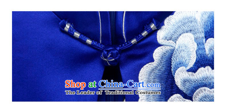 The Tang Dynasty outfits wood really spring 2015 New Silk Cheongsam dress Chinese improvements Sau San skirt female skirt 22110 10 blue Xxl(b) picture, prices, brand platters! The elections are supplied in the national character of distribution, so action, buy now enjoy more preferential! As soon as possible.