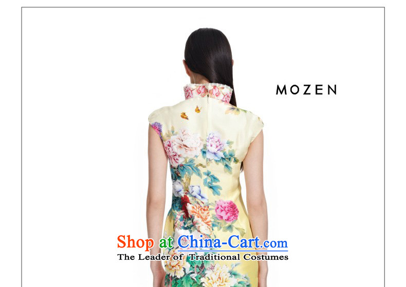 The MOZEN2015 wood really summer China wind collar short of Sau San Silk Cheongsam Female 00960 email 13 yellow package L picture, prices, brand platters! The elections are supplied in the national character of distribution, so action, buy now enjoy more preferential! As soon as possible.