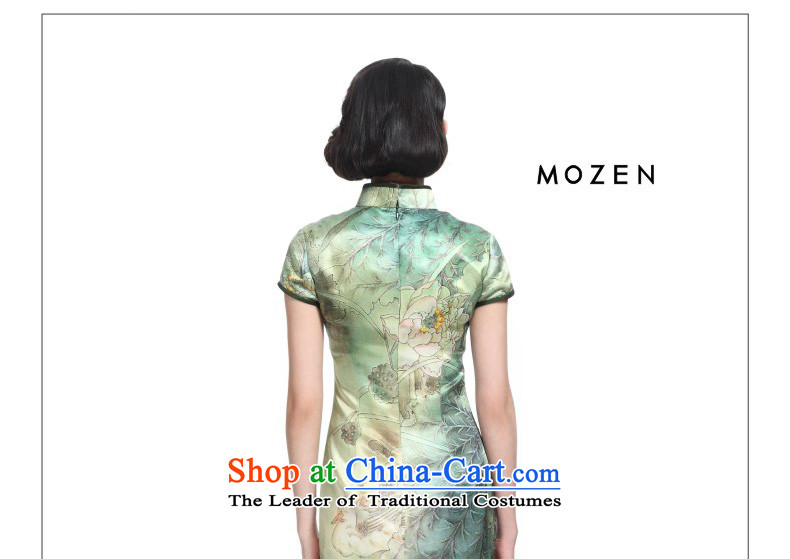 Wooden spring and summer of 2015 Really China wind silk peony stamp short of Qipao Female 11438 03 cream S picture, prices, brand platters! The elections are supplied in the national character of distribution, so action, buy now enjoy more preferential! As soon as possible.