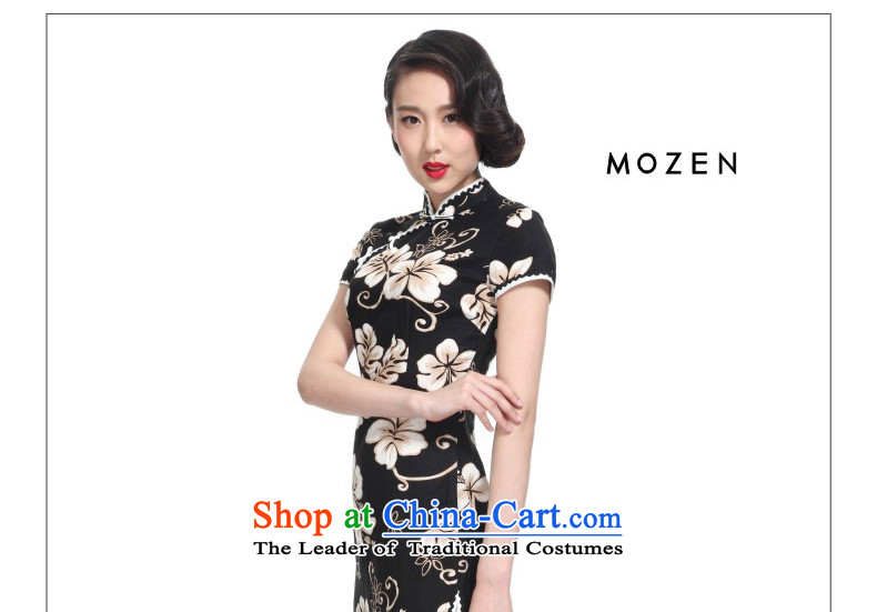 The new 2015 really wood of Chinese saika improved qipao cotton half sleeve winter dresses 11573 TW-3D Precision Tweezer For 01 black flower XXL picture, prices, brand platters! The elections are supplied in the national character of distribution, so action, buy now enjoy more preferential! As soon as possible.