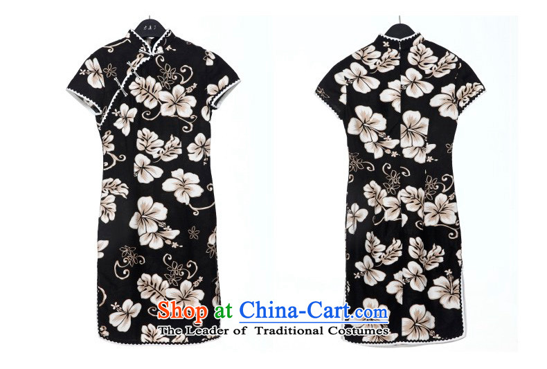 The new 2015 really wood of Chinese saika improved qipao cotton half sleeve winter dresses 11573 TW-3D Precision Tweezer For 01 black flower XXL picture, prices, brand platters! The elections are supplied in the national character of distribution, so action, buy now enjoy more preferential! As soon as possible.
