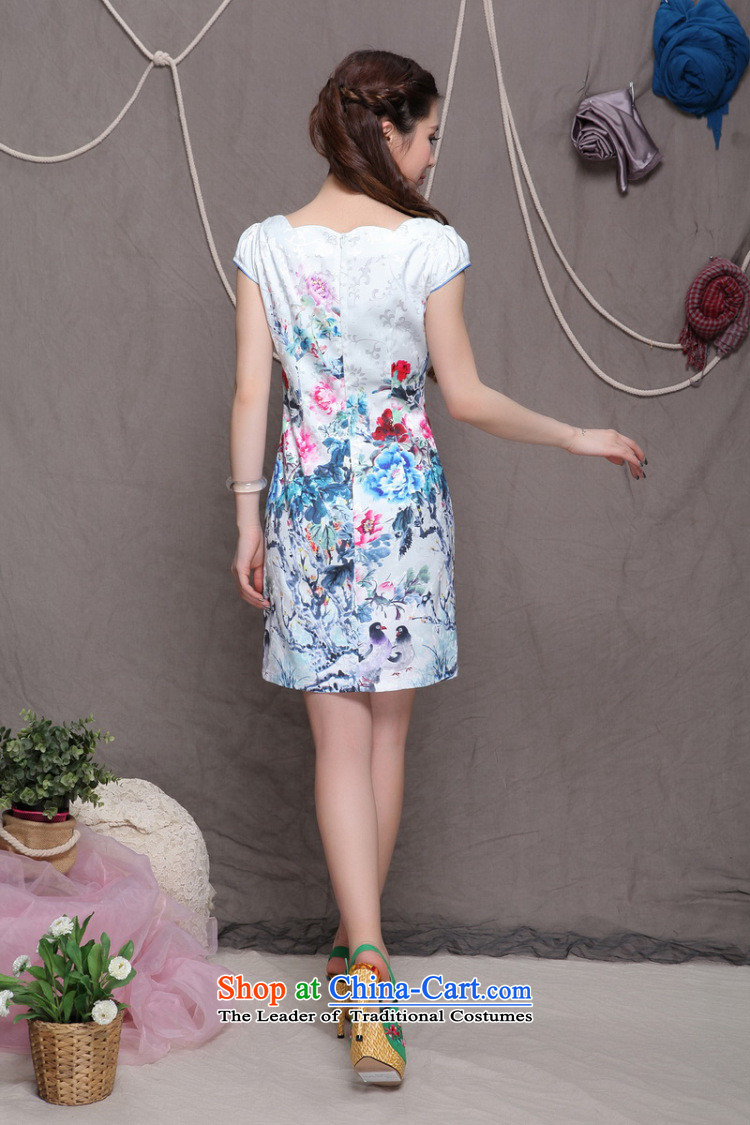 At the end of light China wind of ethnic women improved stylish commuter Sau San video thin cheongsam ZMY9904 map color L picture, prices, brand platters! The elections are supplied in the national character of distribution, so action, buy now enjoy more preferential! As soon as possible.
