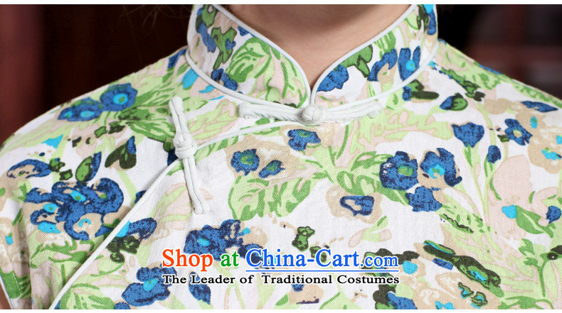 The Butterfly Lovers 2015 Summer new ethnic improved linen dresses up Sau San tie cheongsam dress vehicle per day for a total monthly Cheong Wa S pictures out of the blue, prices, brand platters! The elections are supplied in the national character of distribution, so action, buy now enjoy more preferential! As soon as possible.