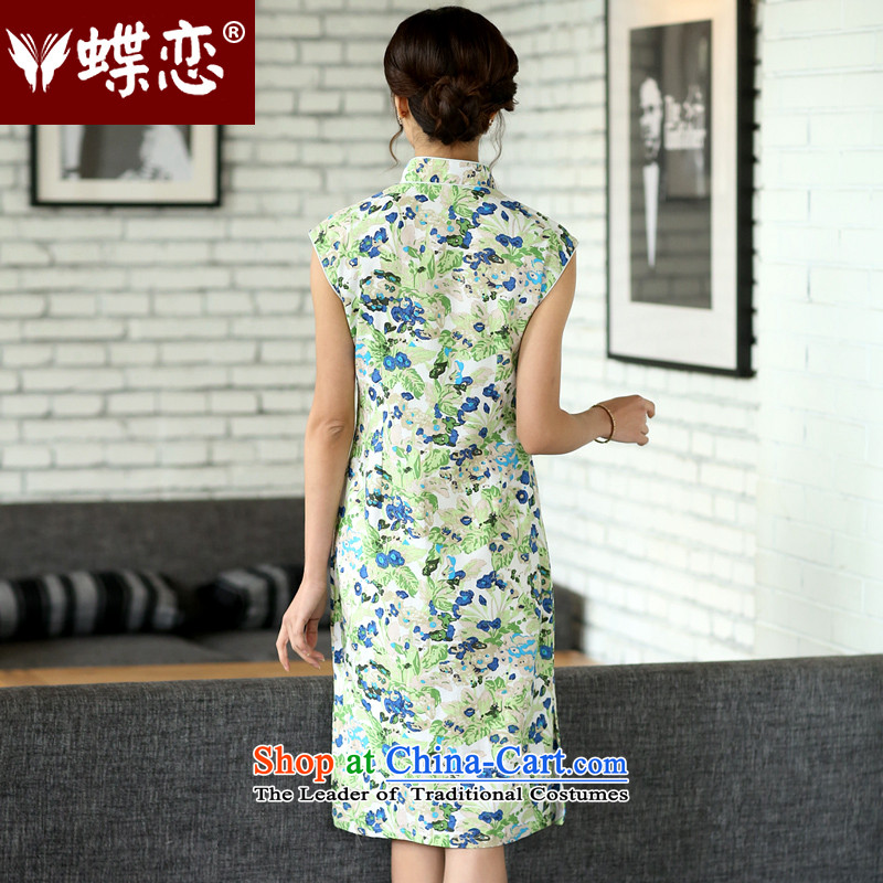 The Butterfly Lovers 2015 Summer new ethnic improved linen dresses up Sau San tie cheongsam dress vehicle per day for a total monthly Tsing out of the blue , Butterfly Lovers , , , shopping on the Internet