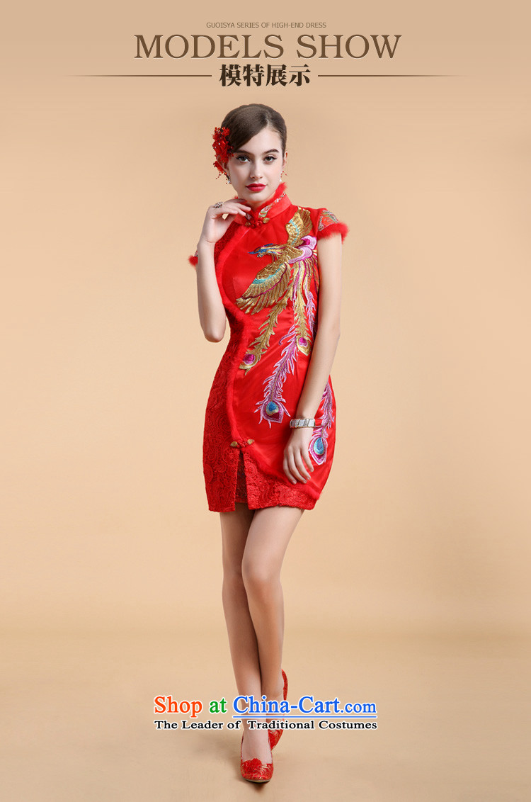 158 color duvet qipao short of winter lace wedding dresses services temperament red bows S picture, prices, brand platters! The elections are supplied in the national character of distribution, so action, buy now enjoy more preferential! As soon as possible.