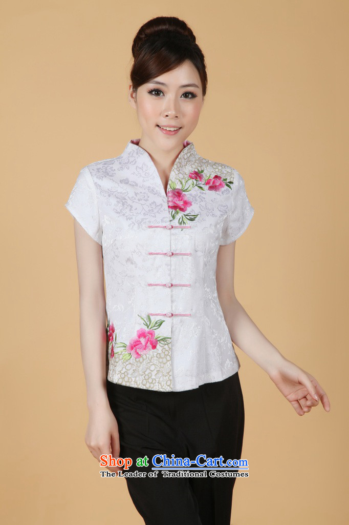 Shanghai, optimize ipo female Tang Women's clothes summer shirt collar embroidered Chinese Han-women improved White M picture, prices, brand platters! The elections are supplied in the national character of distribution, so action, buy now enjoy more preferential! As soon as possible.