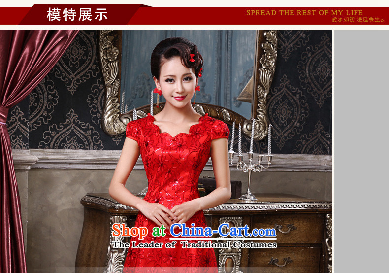 In the early 2015 new man red lights QIPAO) Improved short film lace evening dress marriages bows to Red M picture, prices, brand platters! The elections are supplied in the national character of distribution, so action, buy now enjoy more preferential! As soon as possible.