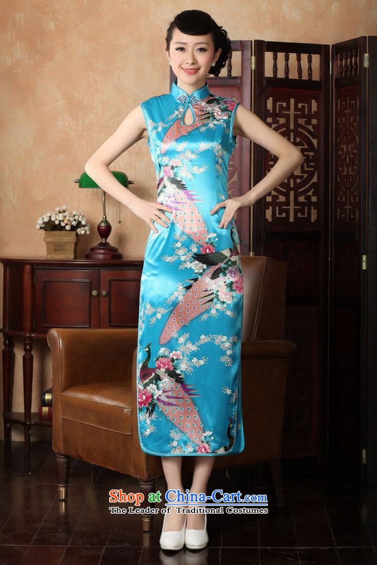 158 Jing qipao summer improved retro dresses collar silk cheongsam dress improved Chinese Peacock long KQ1001 J5116 2XL( red 120-130) picture burden recommendations, prices, brand platters! The elections are supplied in the national character of distribution, so action, buy now enjoy more preferential! As soon as possible.