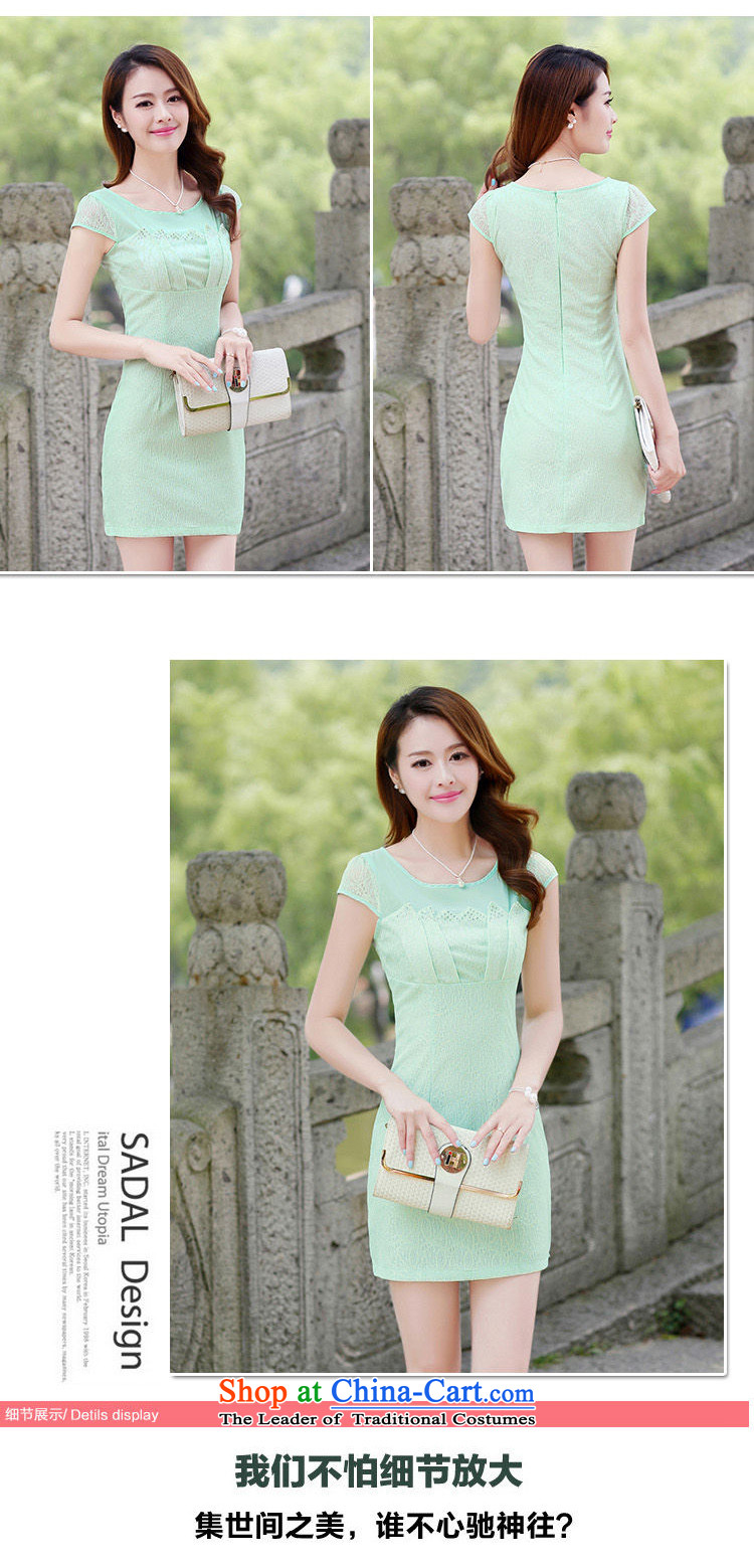 The world of Kam Yuet Women 2015 summer gown improved daily short-sleeved lace cheongsam dress lady sweet temperament light cooked girls Yellow XL Photo, prices, brand platters! The elections are supplied in the national character of distribution, so action, buy now enjoy more preferential! As soon as possible.