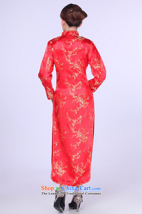 158 Jing qipao summer improved retro dresses collar silk Chinese qipao gown length of improved 0013  L (paras. 110-115 recommended the burden of red) Picture, prices, brand platters! The elections are supplied in the national character of distribution, so action, buy now enjoy more preferential! As soon as possible.