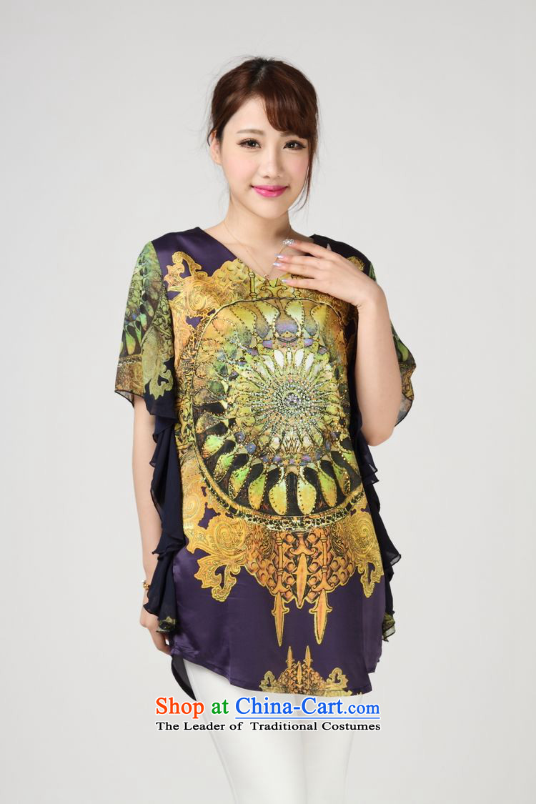 The 2014 summer of forest narcissus 618 Special silk sweater, stamp herbs extract Tang T-shirts S7-852 Army Green XXL picture, prices, brand platters! The elections are supplied in the national character of distribution, so action, buy now enjoy more preferential! As soon as possible.