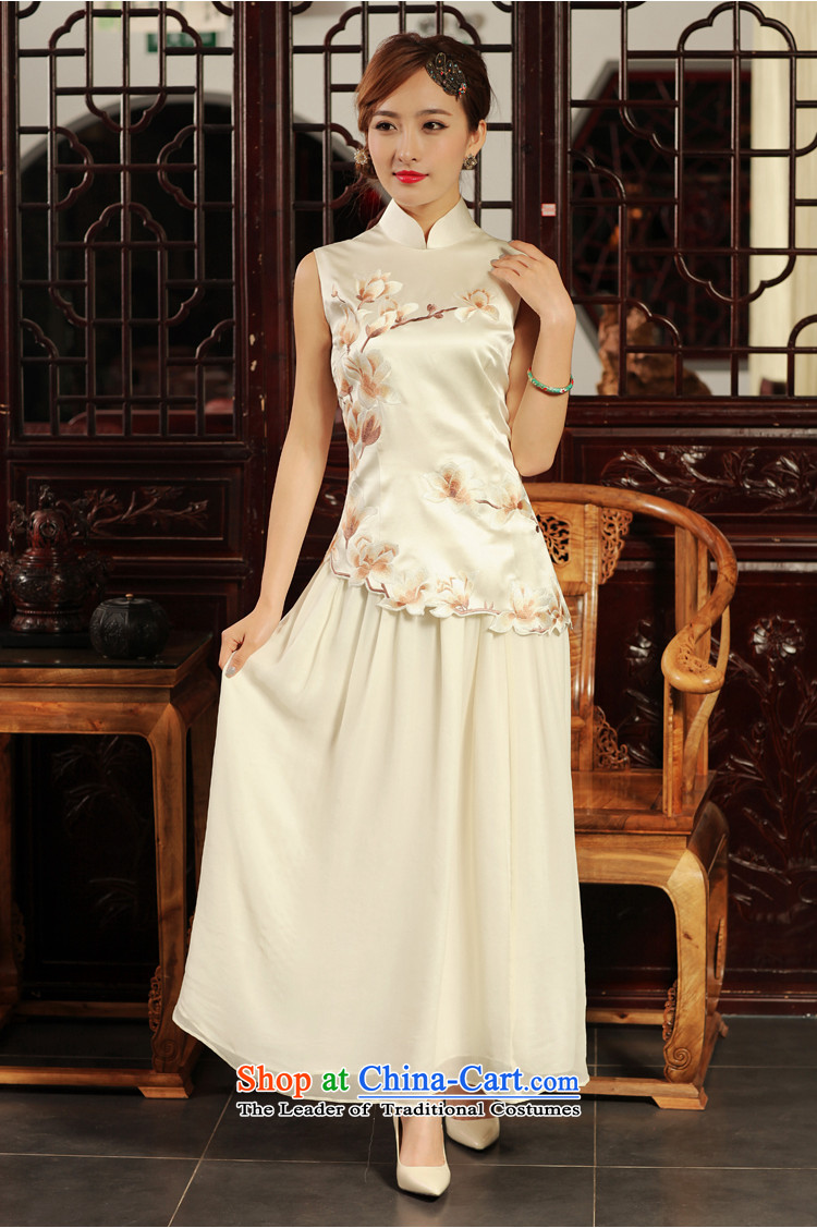 Love of birds figurines pretty shadow retro-heavyweight silk embroidery Chinese qipao Tang dynasty QD486 shirt m White L picture, prices, brand platters! The elections are supplied in the national character of distribution, so action, buy now enjoy more preferential! As soon as possible.