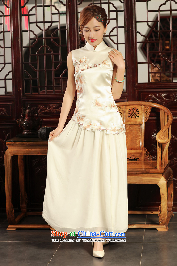 Love of birds figurines pretty shadow retro-heavyweight silk embroidery Chinese qipao Tang dynasty QD486 shirt m White L picture, prices, brand platters! The elections are supplied in the national character of distribution, so action, buy now enjoy more preferential! As soon as possible.
