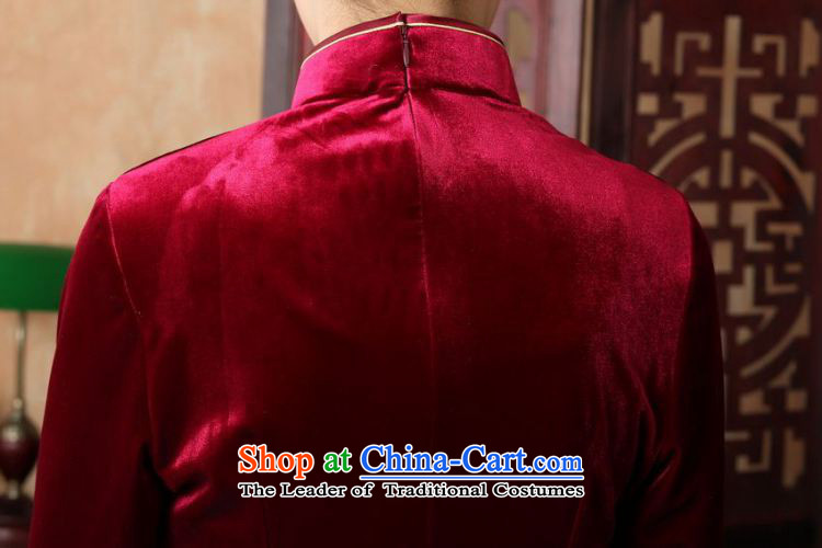 Ms. Li Jing Tong Women's clothes summer shirt collar is pressed to Chinese Han-scouring pads women improved in 0064 Tang cuff wine red M 741 catties) picture recommendations, prices, brand platters! The elections are supplied in the national character of distribution, so action, buy now enjoy more preferential! As soon as possible.