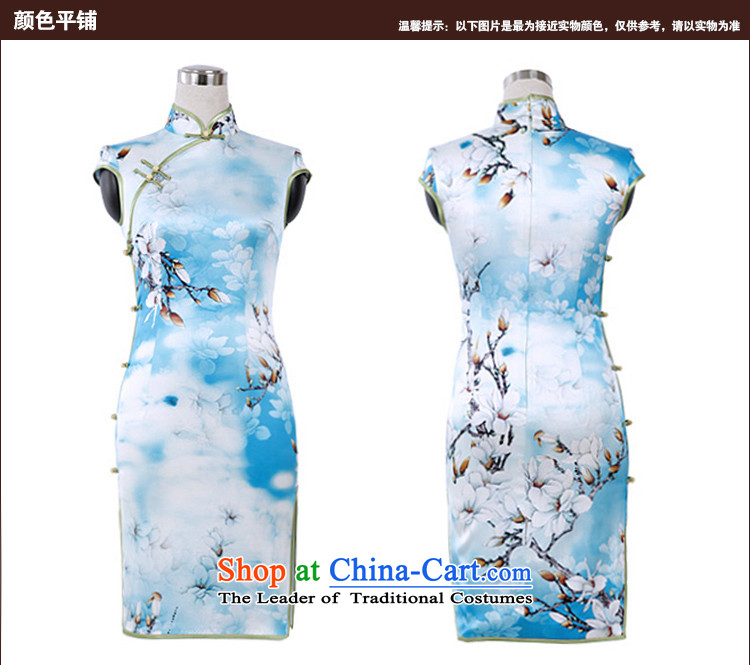 Love of Birds Watching Chor Image Jie Spring 2015 new cheongsam dress Silk Cheongsam QD494 short of daily figure XXL picture, prices, brand platters! The elections are supplied in the national character of distribution, so action, buy now enjoy more preferential! As soon as possible.