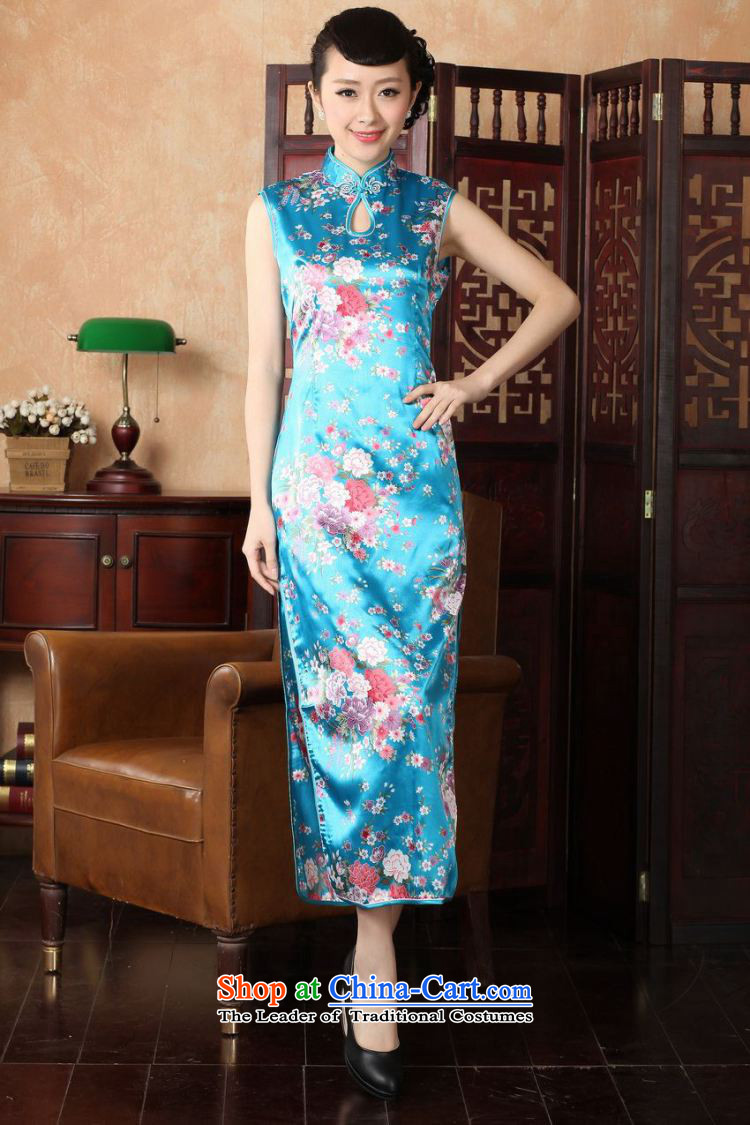 Yet women's floor building new summer Ms. collar sleeveless in long hand-painted improved Chinese Antique larger qipao Tang Dynasty Show Services J5113 female black XL/38 picture, prices, brand platters! The elections are supplied in the national character of distribution, so action, buy now enjoy more preferential! As soon as possible.