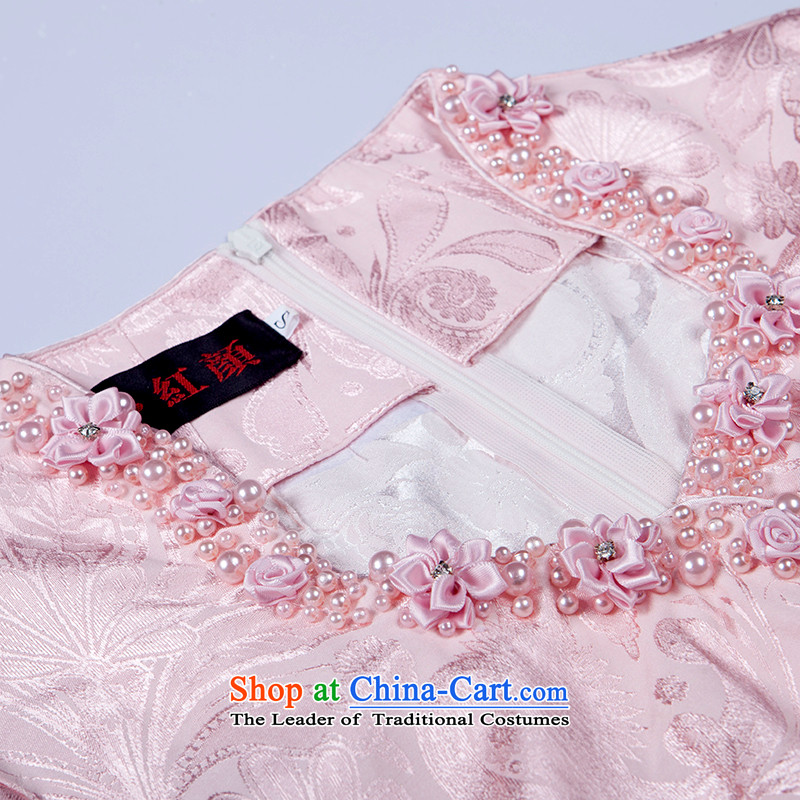 The elections as soon as possible the Cayman Amaral Yat archaeologist makes 3 Color China wind summer women of ethnic embroidery improved daily cheongsam dress White XL, Yat Lady , , , shopping on the Internet