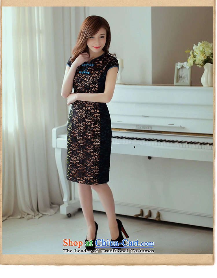 A Pinwheel Without Wind Core Wah Yat lace retro look like dresses China wind 2015 Summer new women's national wind suit S picture, prices, brand platters! The elections are supplied in the national character of distribution, so action, buy now enjoy more preferential! As soon as possible.