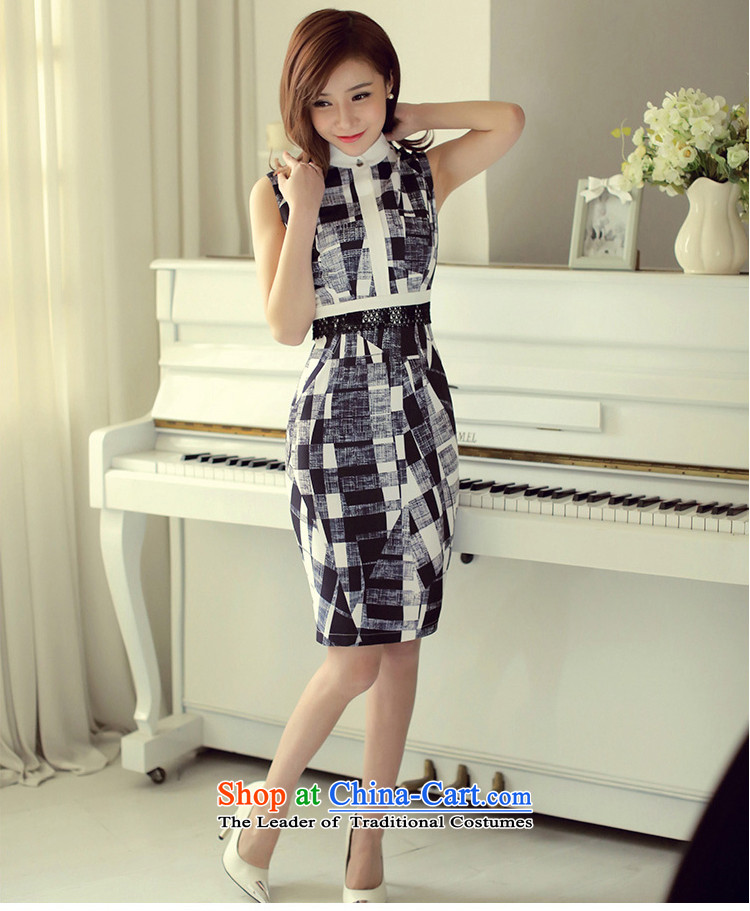 【 Yat lady health mocha chiffon dresses Spring New China wind summer women's Mock-neck summer black L picture, prices, brand platters! The elections are supplied in the national character of distribution, so action, buy now enjoy more preferential! As soon as possible.