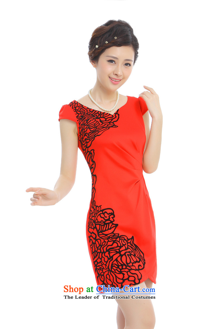 In the former Yugoslavia will know Li dumping 2015 Summer New China wind short cheongsam dress retro bride cheongsam dress Q10A13-75 improved cinnabar red XXL picture, prices, brand platters! The elections are supplied in the national character of distribution, so action, buy now enjoy more preferential! As soon as possible.