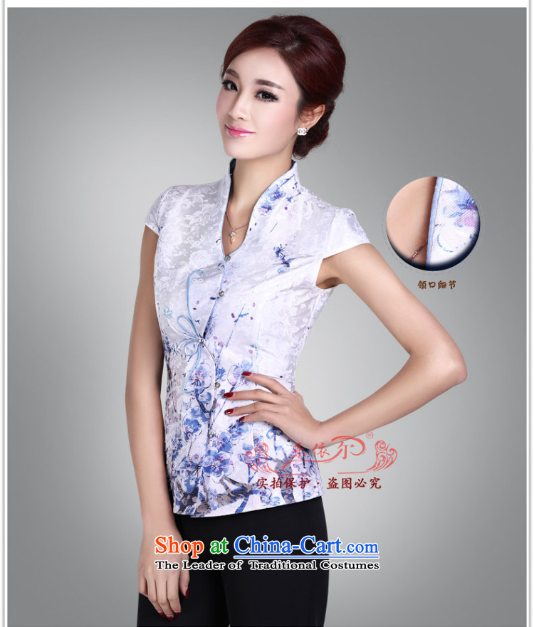 In accordance with the Tang dynasty, American National wind retro elegant personality improved LYE1366 Tang dynasty short-sleeved white shirt XL Photo, prices, brand platters! The elections are supplied in the national character of distribution, so action, buy now enjoy more preferential! As soon as possible.