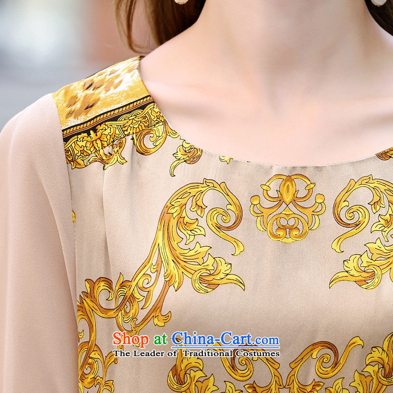 Elizabeth, 2015 female silk sauna silk dresses in summer Long skirts and Kim Ho XL, Elizabeth, , , , shopping on the Internet