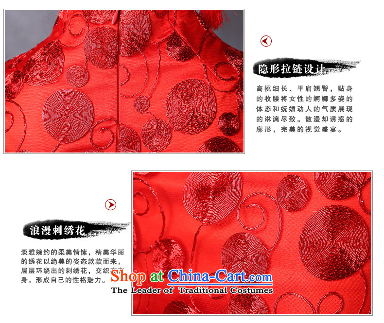 In the early period of slow improvement bride qipao stylish new Korean 2015 Sau San video thin lace short skirt bows services QIPAO) RED M picture, prices, brand platters! The elections are supplied in the national character of distribution, so action, buy now enjoy more preferential! As soon as possible.