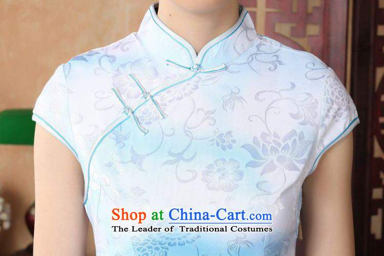 Take the new summer figure female cheongsam collar Chinese improved hand-painted a lapel COTTON SHORT views of the Tang dynasty white D0222-a qipao M picture, prices, brand platters! The elections are supplied in the national character of distribution, so action, buy now enjoy more preferential! As soon as possible.