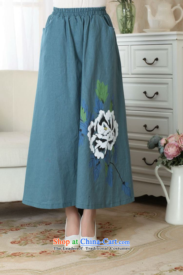 It new summer 2014 hand-painted qipao China wind retro-bag elastic waist large long skirt hand-painted body P0010 P M pictures skirts, prices, brand platters! The elections are supplied in the national character of distribution, so action, buy now enjoy more preferential! As soon as possible.